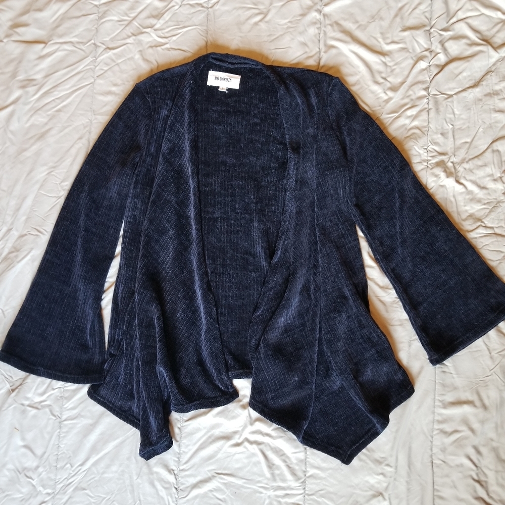 BB Dakota Drapey Open Front Cardigan